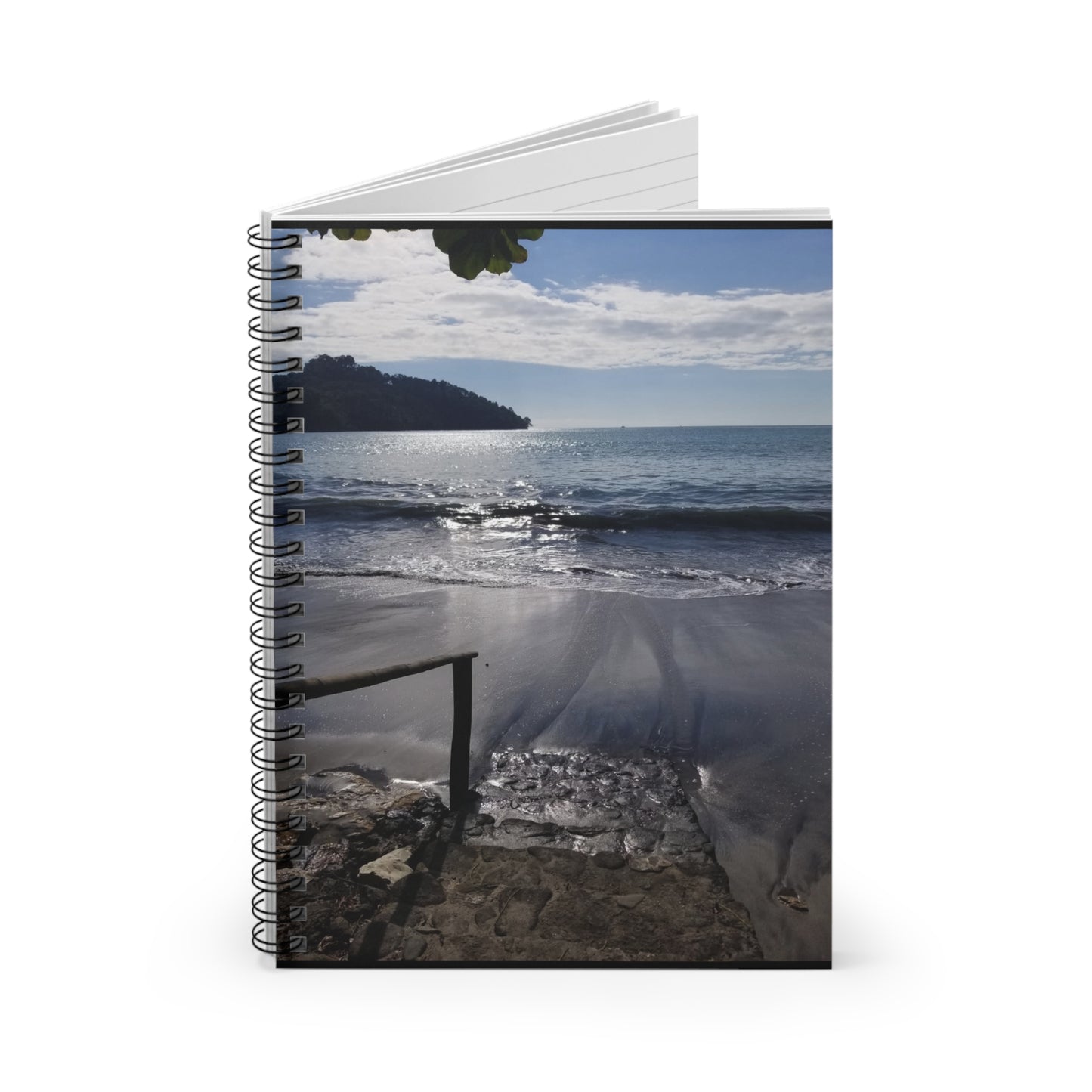 Beach Scene Spiral Notebook