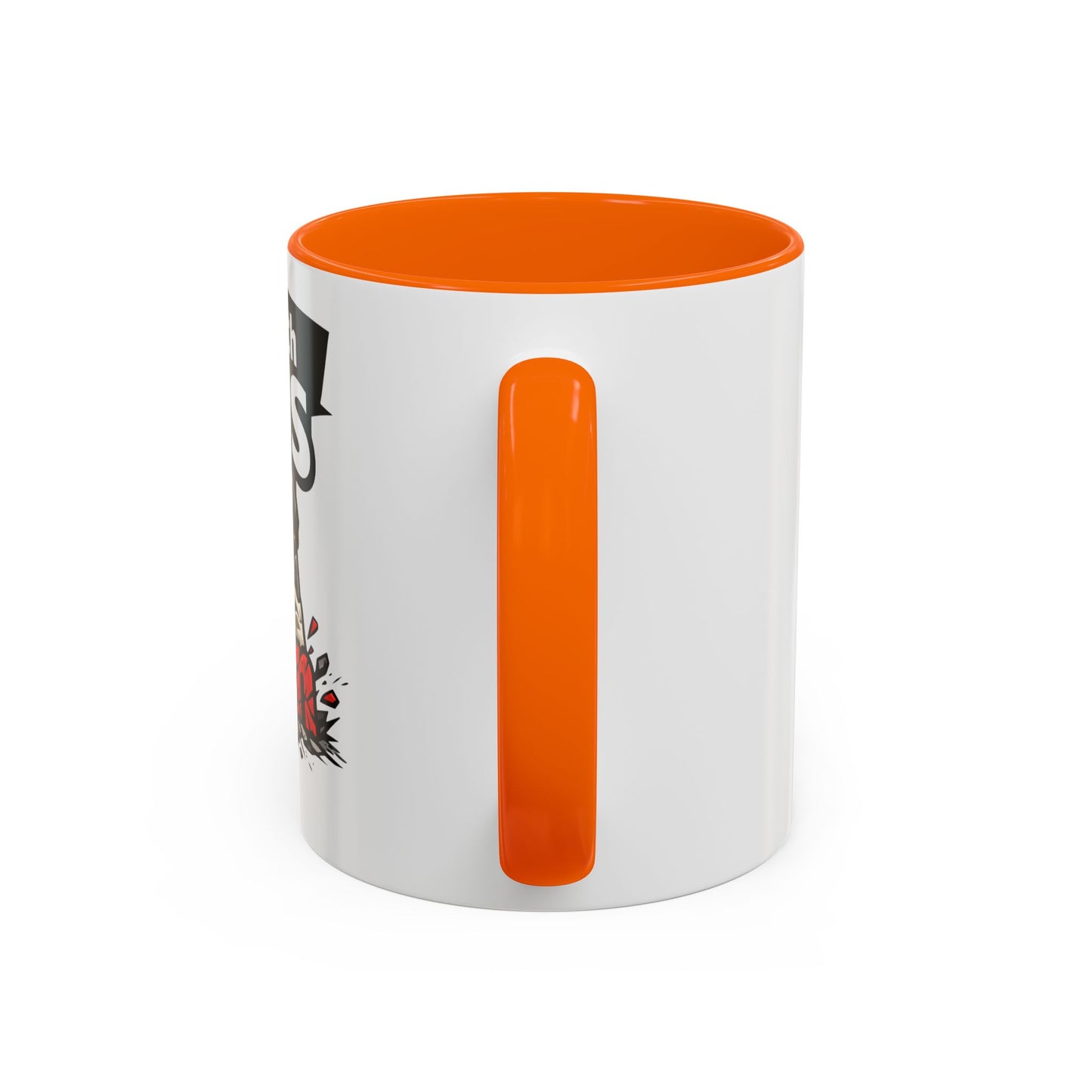 Walk with Jesus Coffee Mug — 'Walk with Jesus, Satan' Inspirational Christian Accent Mug