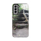 Forest Trail Tough Phone Case — Rugged Nature Phone Cover with Rock Steps Design