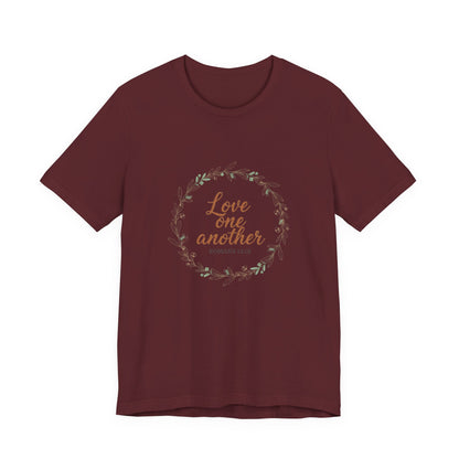 Love One Another Christian T-Shirt - Dark Colors