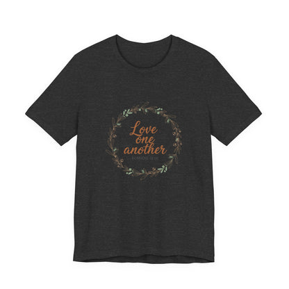 Love One Another Christian T-Shirt - Dark Colors