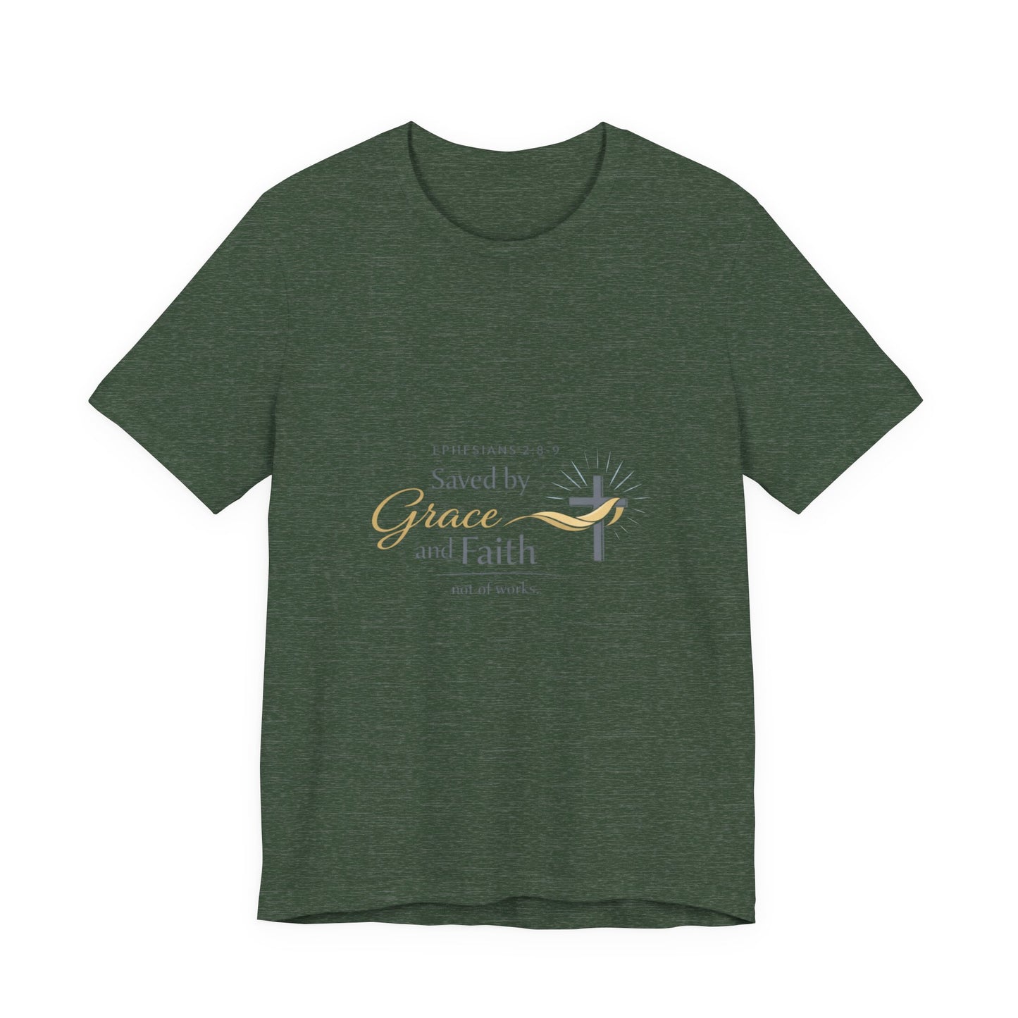 Saved By Grace T-Shirt - Dark Colors