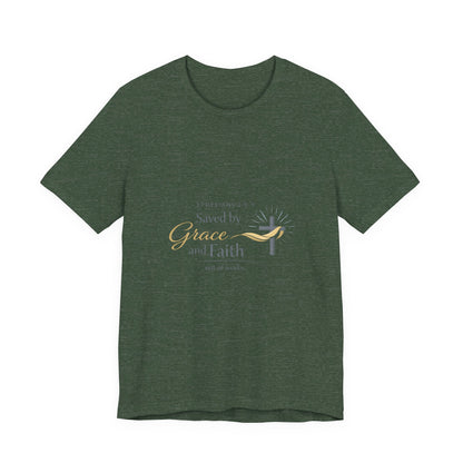 Saved By Grace T-Shirt - Dark Colors