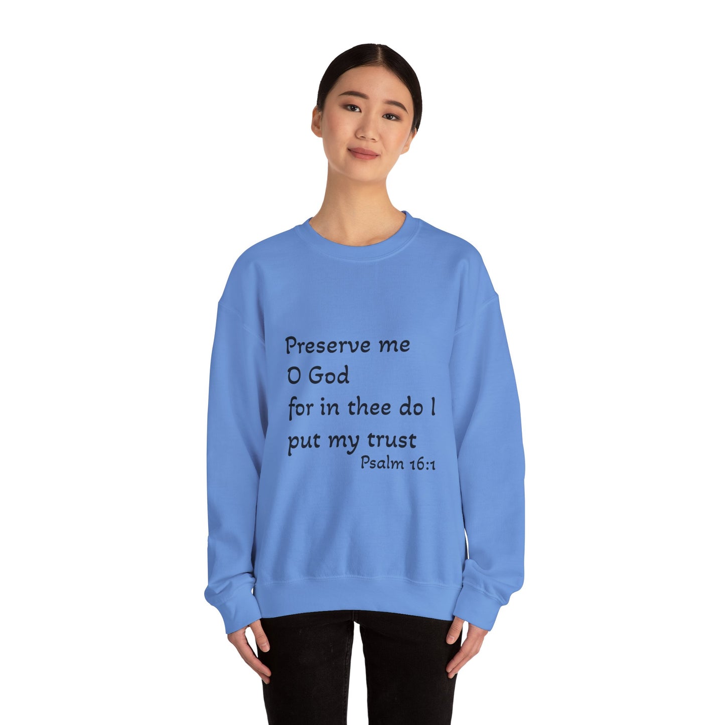 Trust in God Light Colors Unisex Heavy Blend™ Crewneck Sweatshirt