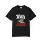 Walk with Jesus sneaker graphic T-shirt | Christian faith tee