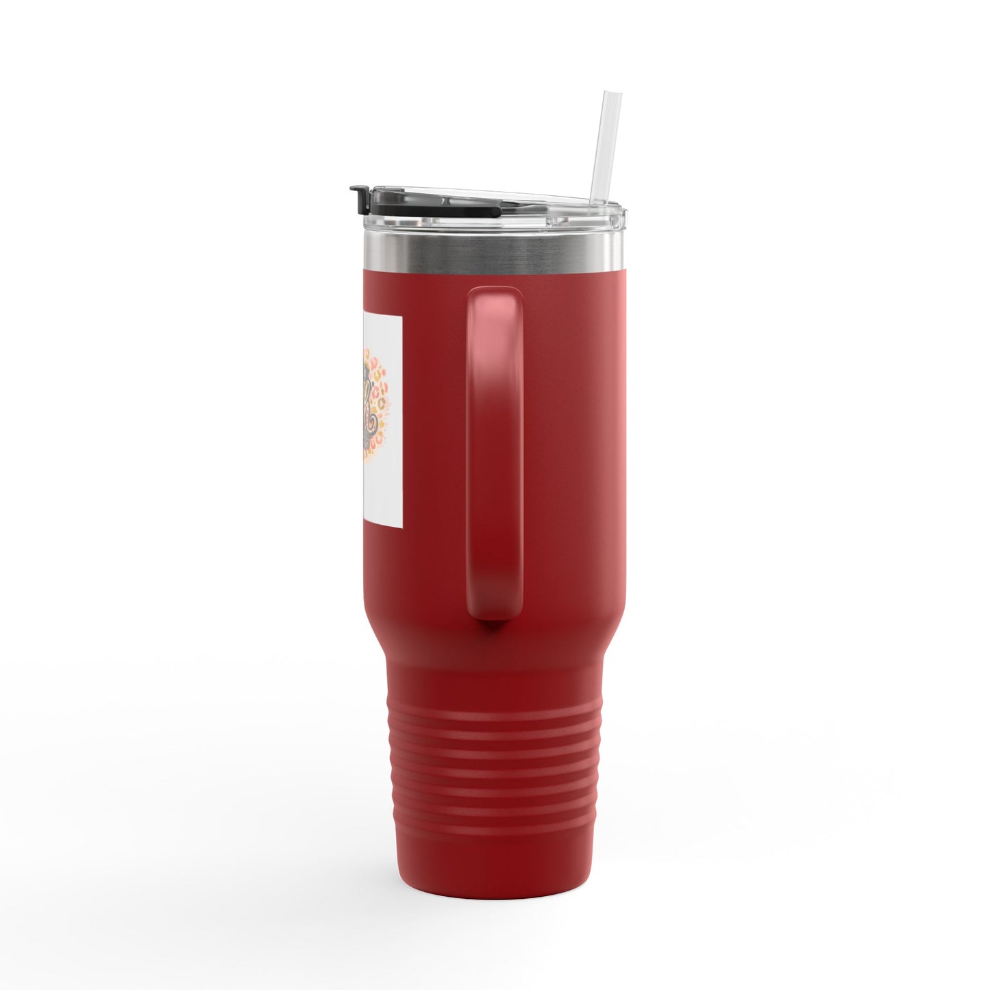 40oz Insulated Travel Mug — Faith Floral Design (Built on Faith)