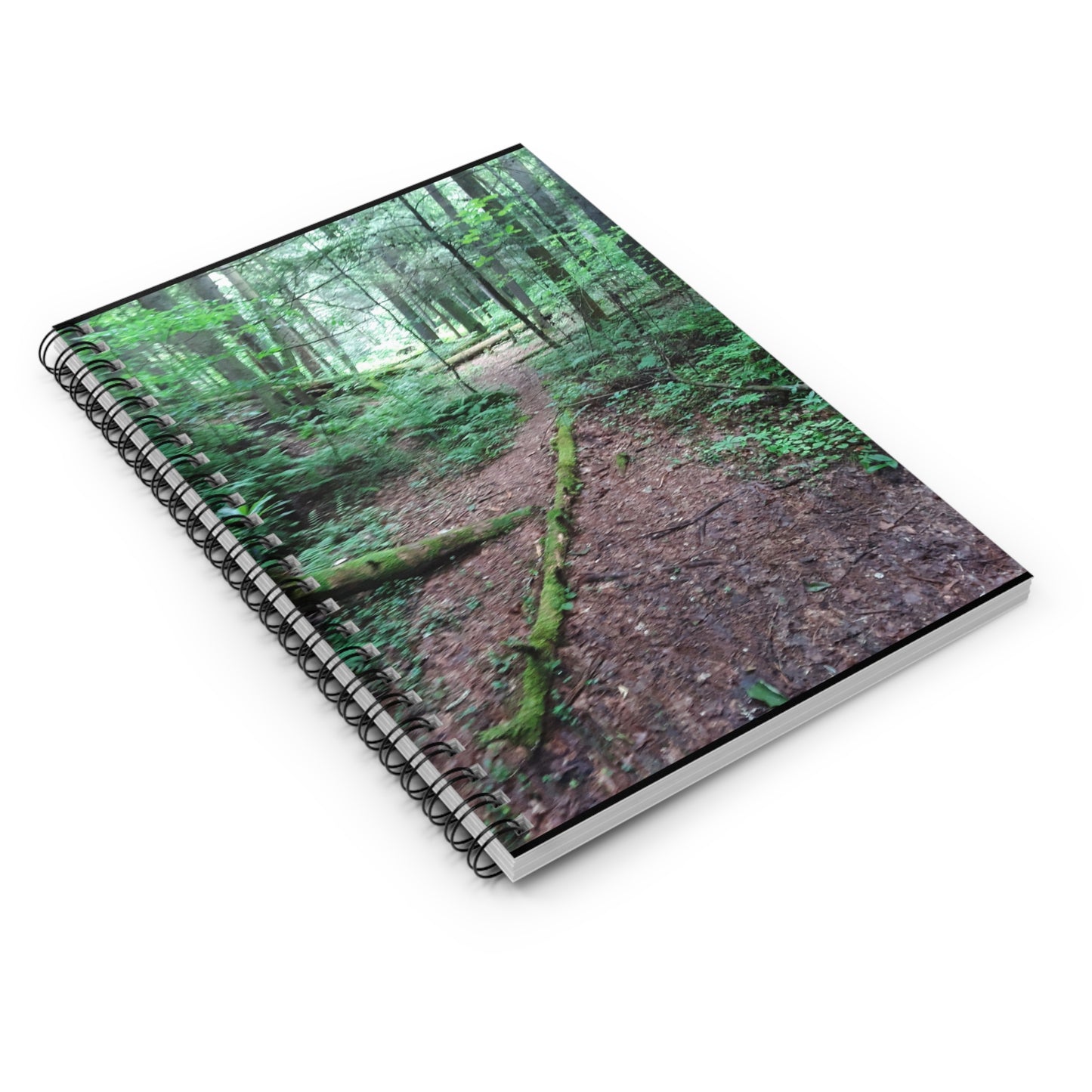 Forest Trail Spiral Notebook — Lined Nature Journal for Hikers & Nature Lovers