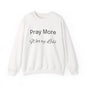 Pray More Light Colors Unisex Heavy Blend™ Crewneck Sweatshirt
