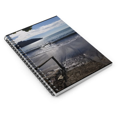 Beach Scene Spiral Notebook