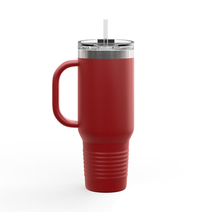 40oz Insulated Travel Mug — Faith Floral Design (Built on Faith)