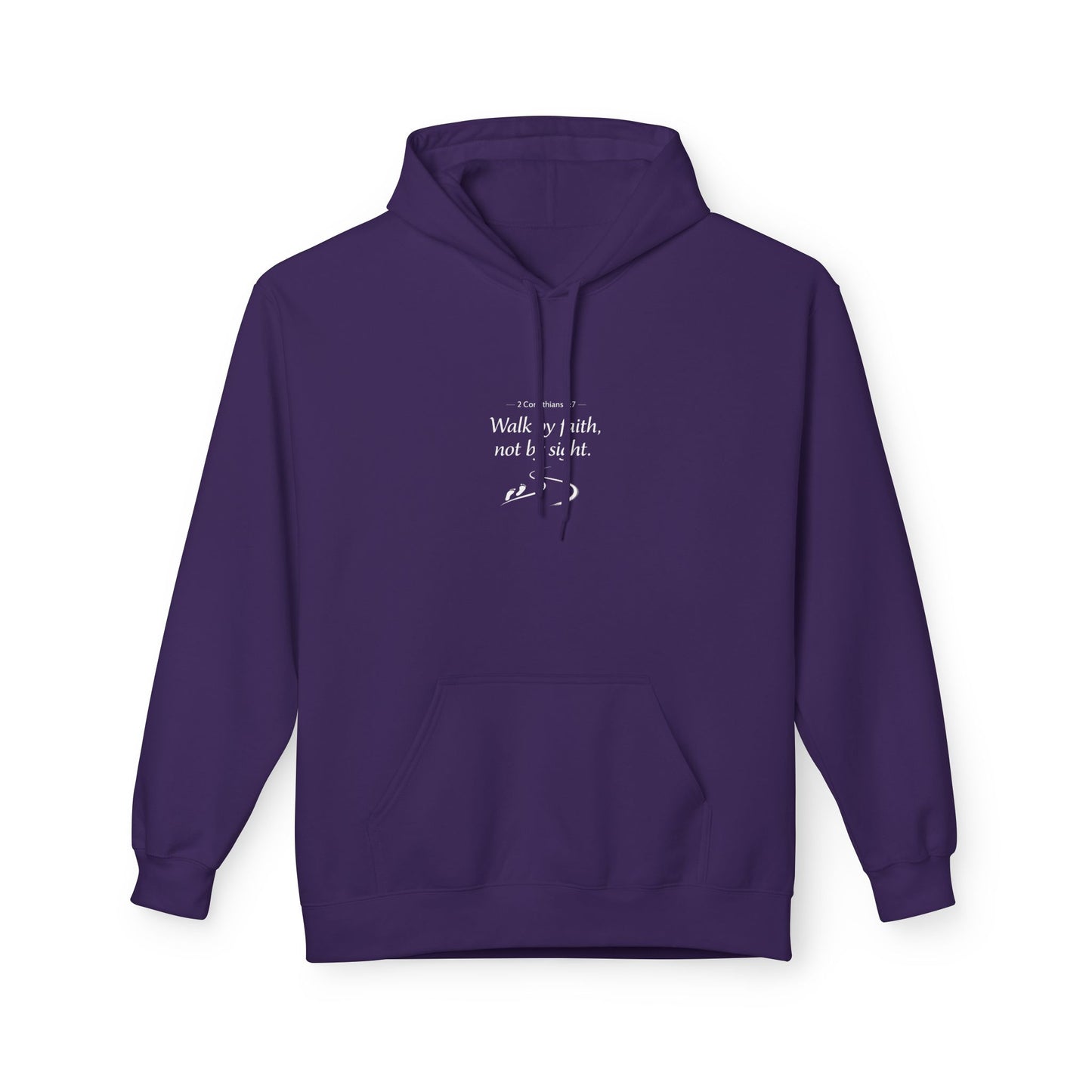 Walk in Faith Unisex Hoodie in Dark Colors