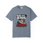 Walk with Jesus sneaker graphic T-shirt | Christian faith tee