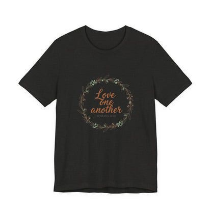 Love One Another Christian T-Shirt - Dark Colors