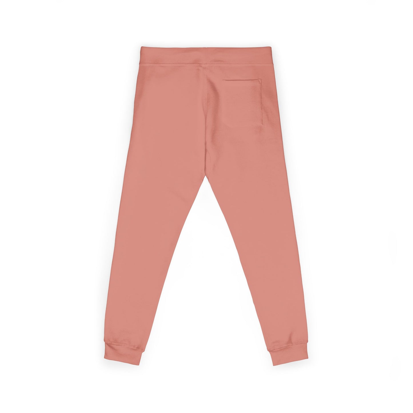 Embroidered Cozy Fleece Sweatpants — Minimal White Joggers