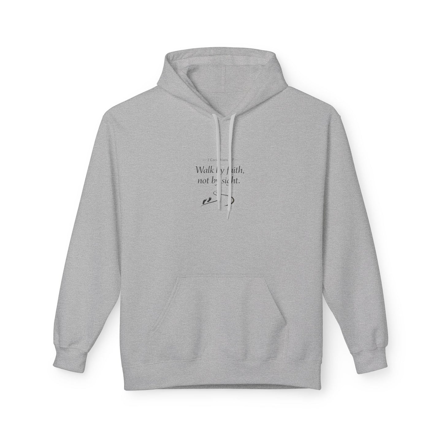 Walk in Faith Unisex Hoodie in Light Colors