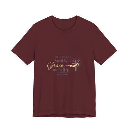 Saved By Grace T-Shirt - Dark Colors
