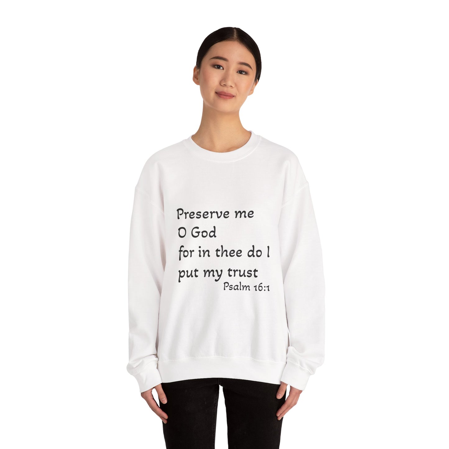 Trust in God Light Colors Unisex Heavy Blend™ Crewneck Sweatshirt