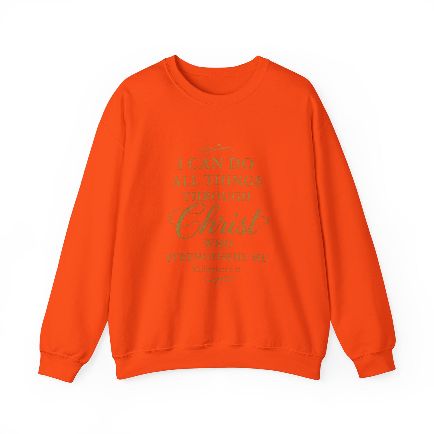 I can do all things Inspirational Unisex Heavy Blend™ Crewneck Sweatshirt