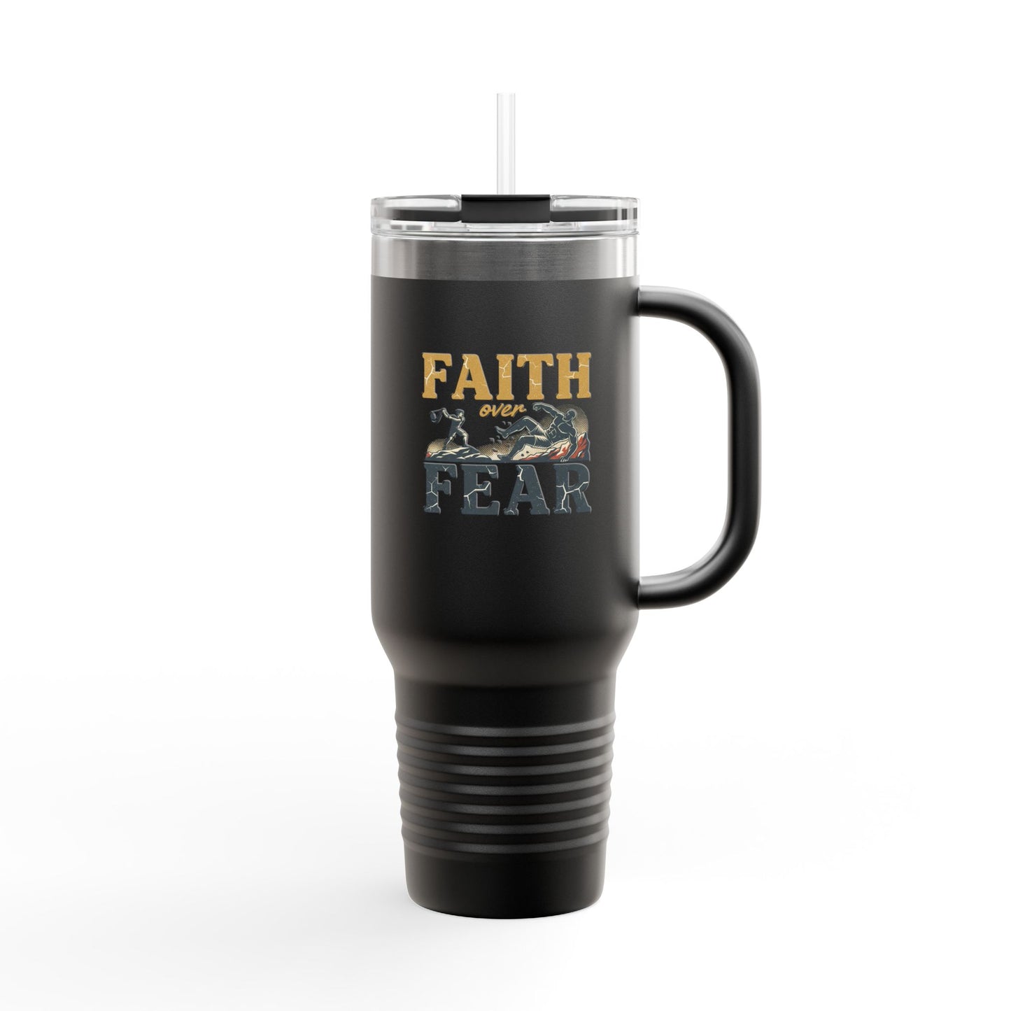Faith Over Fear 40oz Insulated Travel Mug