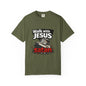 Walk with Jesus sneaker graphic T-shirt | Christian faith tee