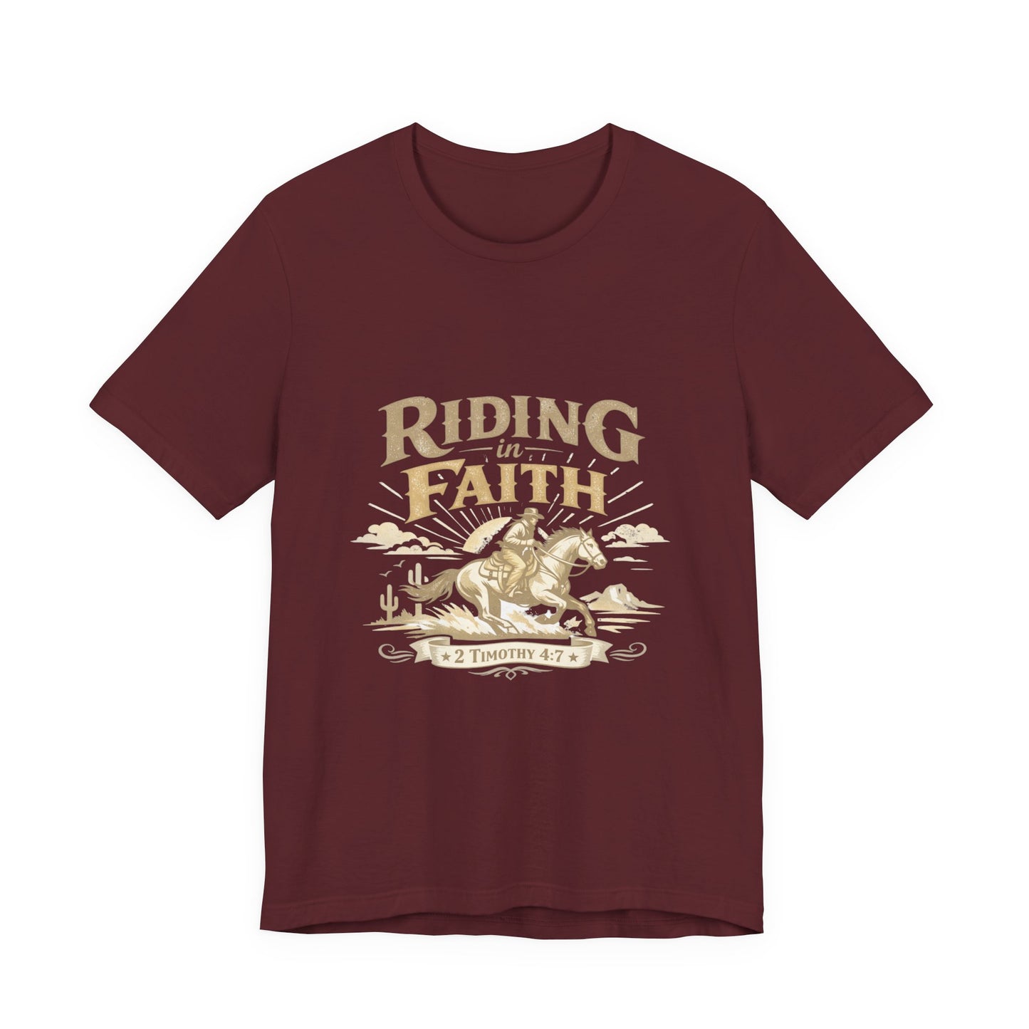 We walk by faith not by sight -  T-Shirt