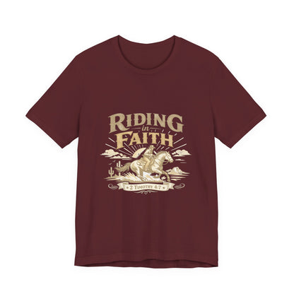We walk by faith not by sight -  T-Shirt