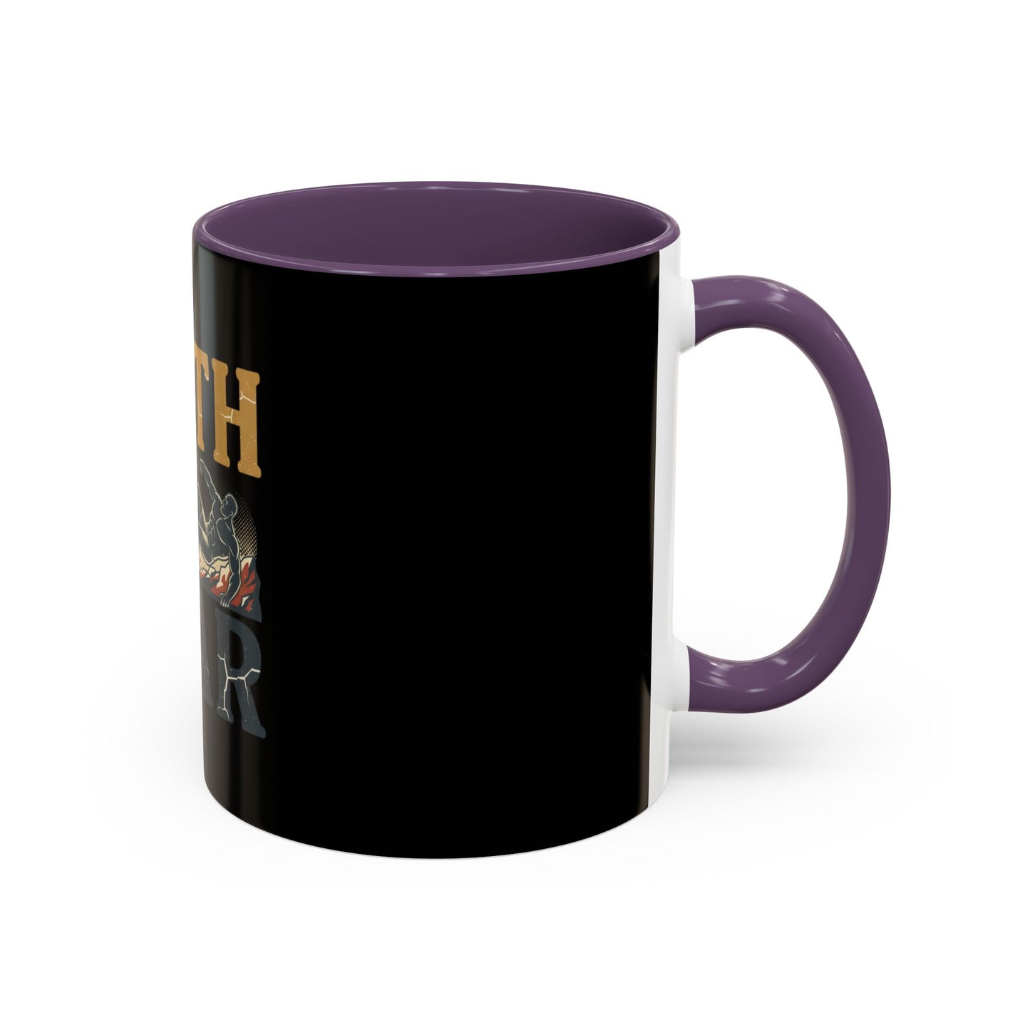 Faith Over Fear Black Coffee Mug — Inspirational Christian 11/15oz Accent Mug