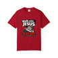 Walk with Jesus sneaker graphic T-shirt | Christian faith tee