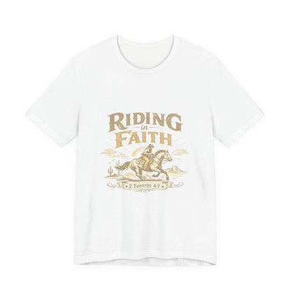 We walk by faith not by sight -  T-Shirt