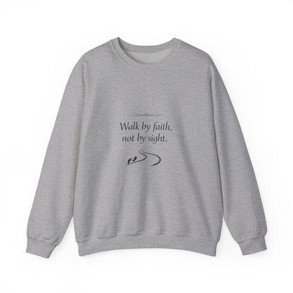 Walk in Faith Inspirational Unisex Heavy Blend™ Crewneck Sweatshirt