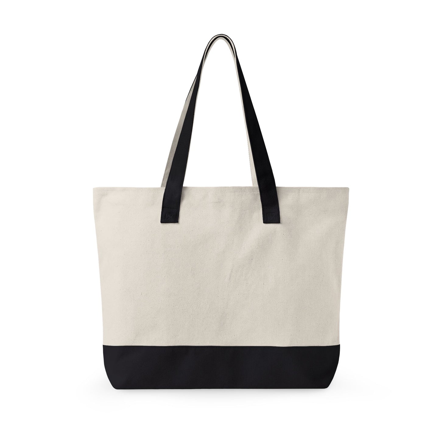 Canvas Tote Bag – “All You Need Is Love” Floral Zippered Tote