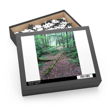 Forest Trail Puzzle - Scenic Woodland Path 120/252/500-Piece Jigsaw