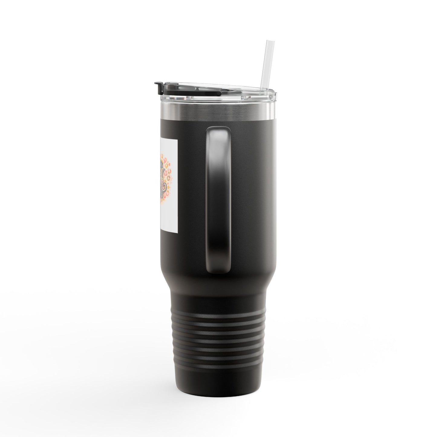 40oz Insulated Travel Mug — Faith Floral Design (Built on Faith)