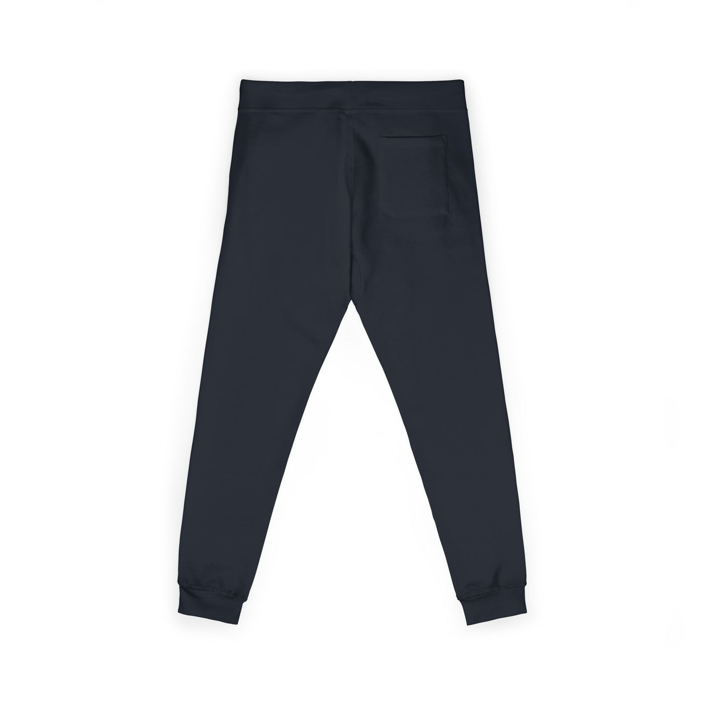 Embroidered Cozy Fleece Sweatpants — Minimal White Joggers
