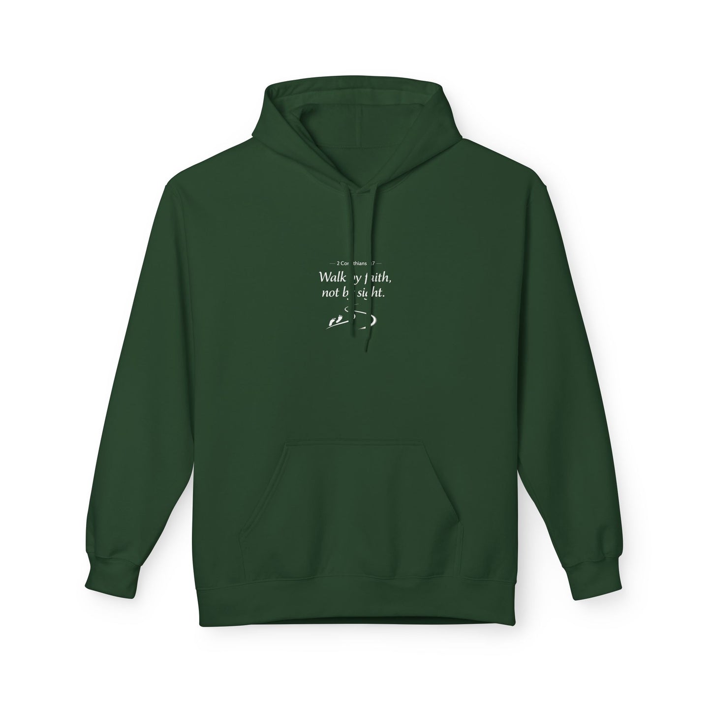 Walk in Faith Unisex Hoodie in Dark Colors