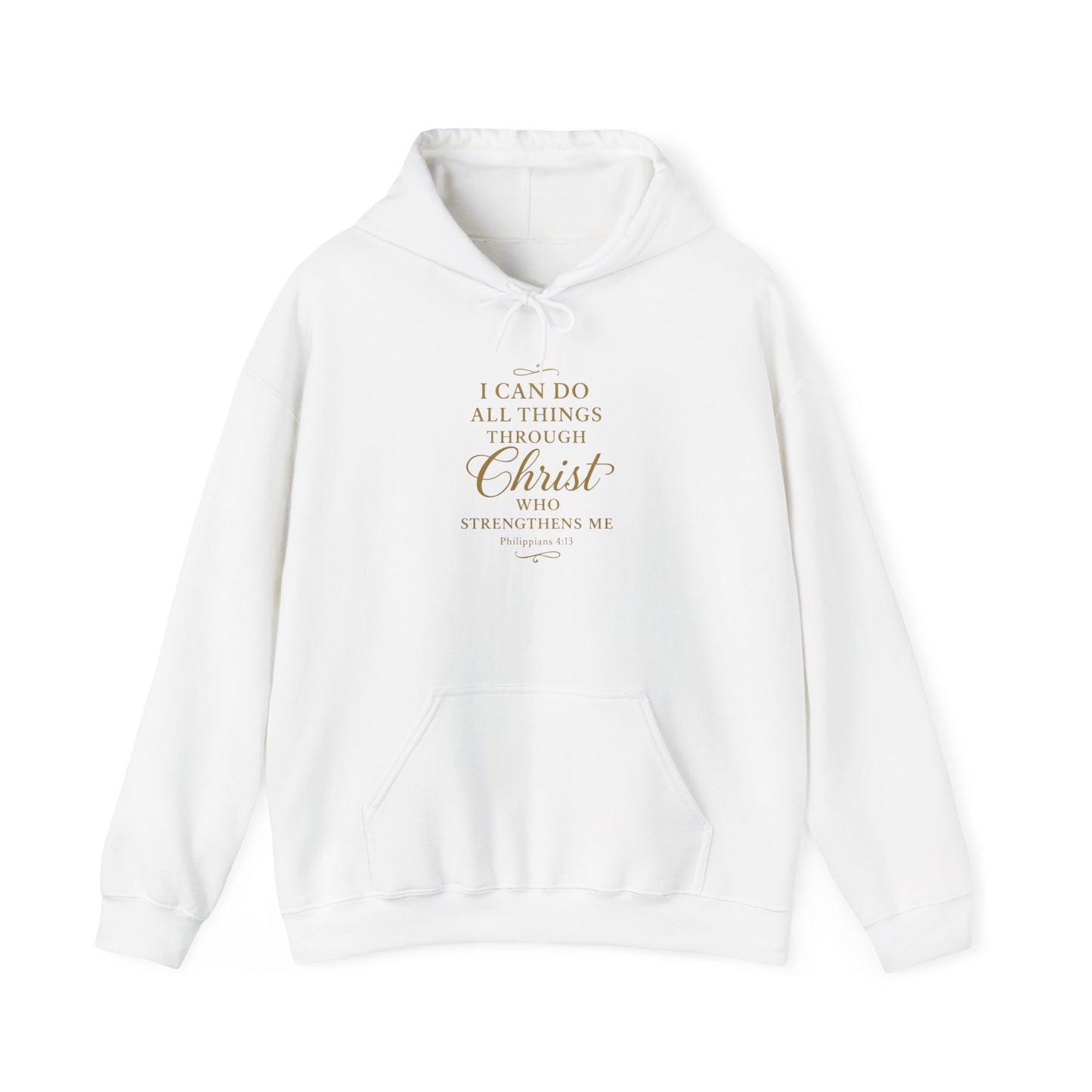 I can do all things through Christ - Light Colors -  Hoodie – Christian Faith Pullover