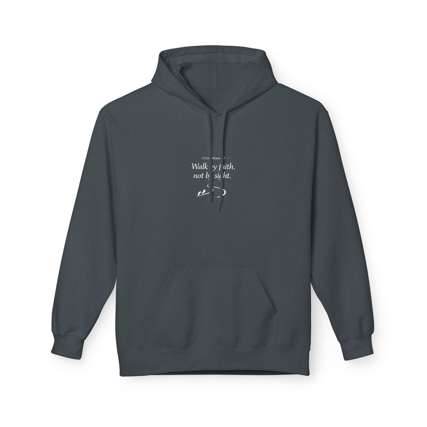 Walk in Faith Unisex Hoodie in Dark Colors