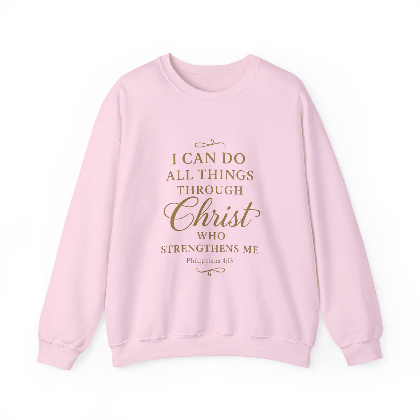 I can do all things Inspirational Unisex Heavy Blend™ Crewneck Sweatshirt