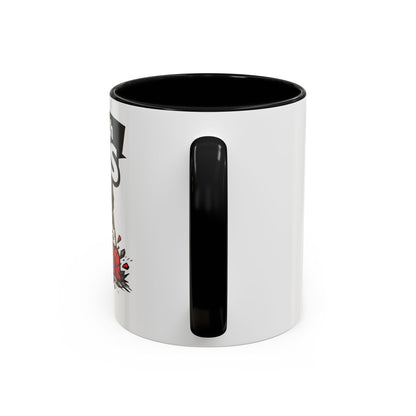 Walk with Jesus Coffee Mug — 'Walk with Jesus, Satan' Inspirational Christian Accent Mug