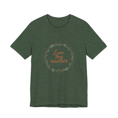 Love One Another Christian T-Shirt - Dark Colors