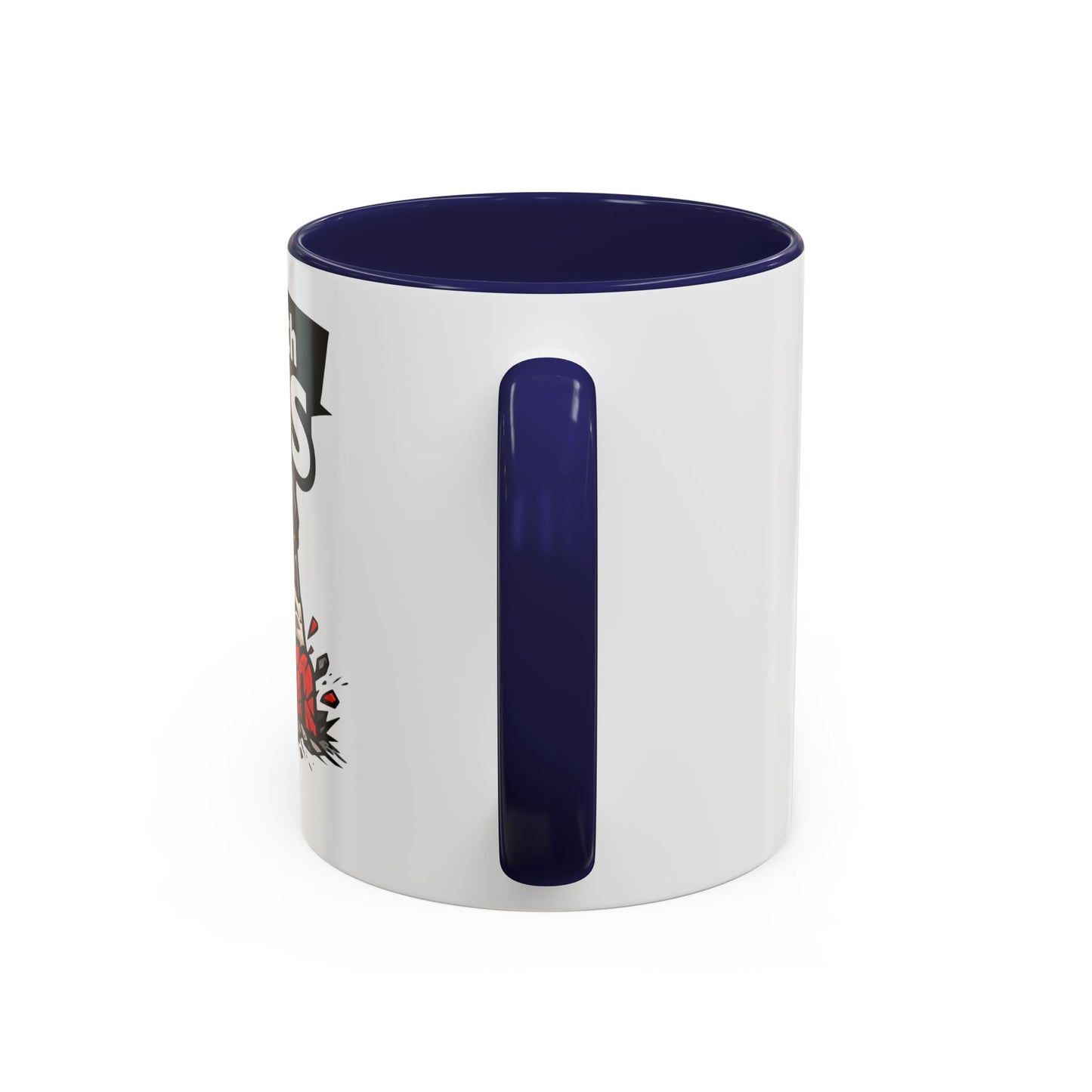 Walk with Jesus Coffee Mug — 'Walk with Jesus, Satan' Inspirational Christian Accent Mug