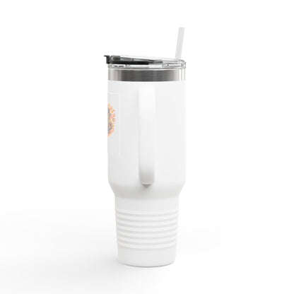 40oz Insulated Travel Mug — Faith Floral Design (Built on Faith)