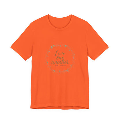 Love One Another Christian T-Shirt - Dark Colors
