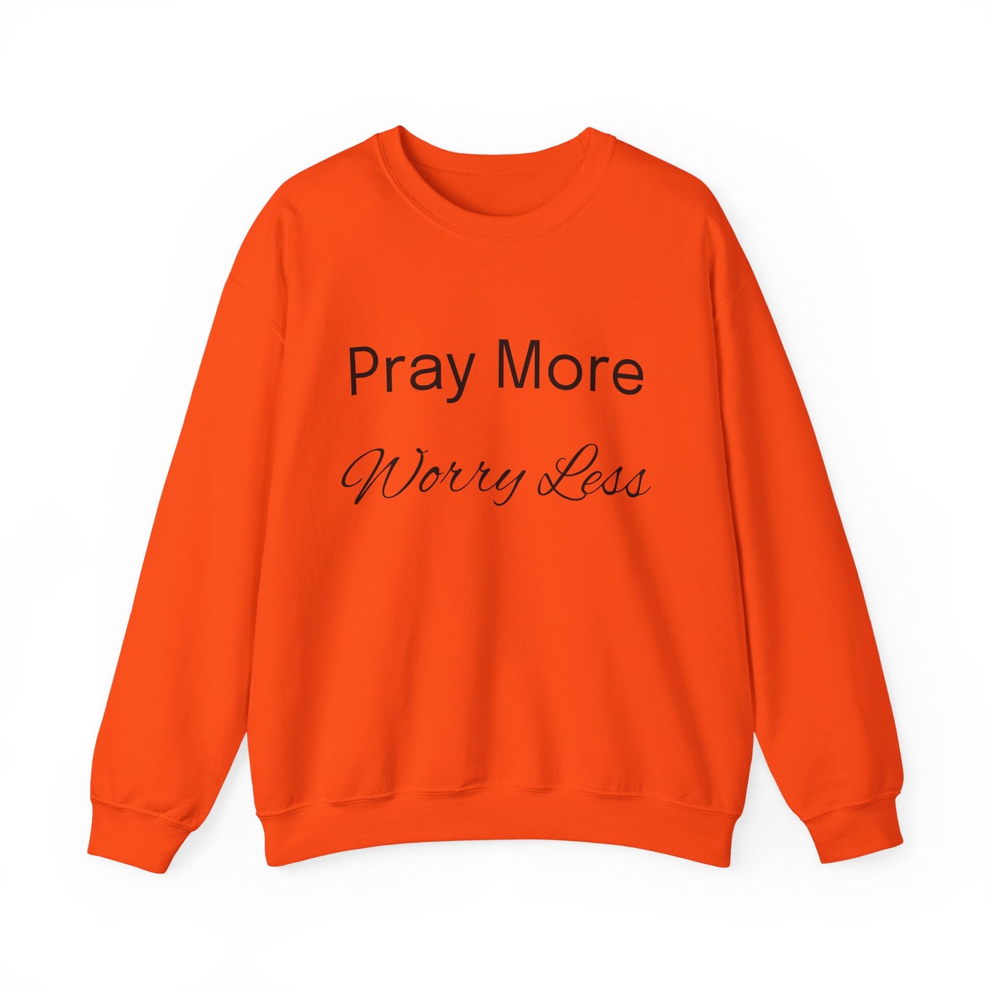 Pray More Light Colors Unisex Heavy Blend™ Crewneck Sweatshirt