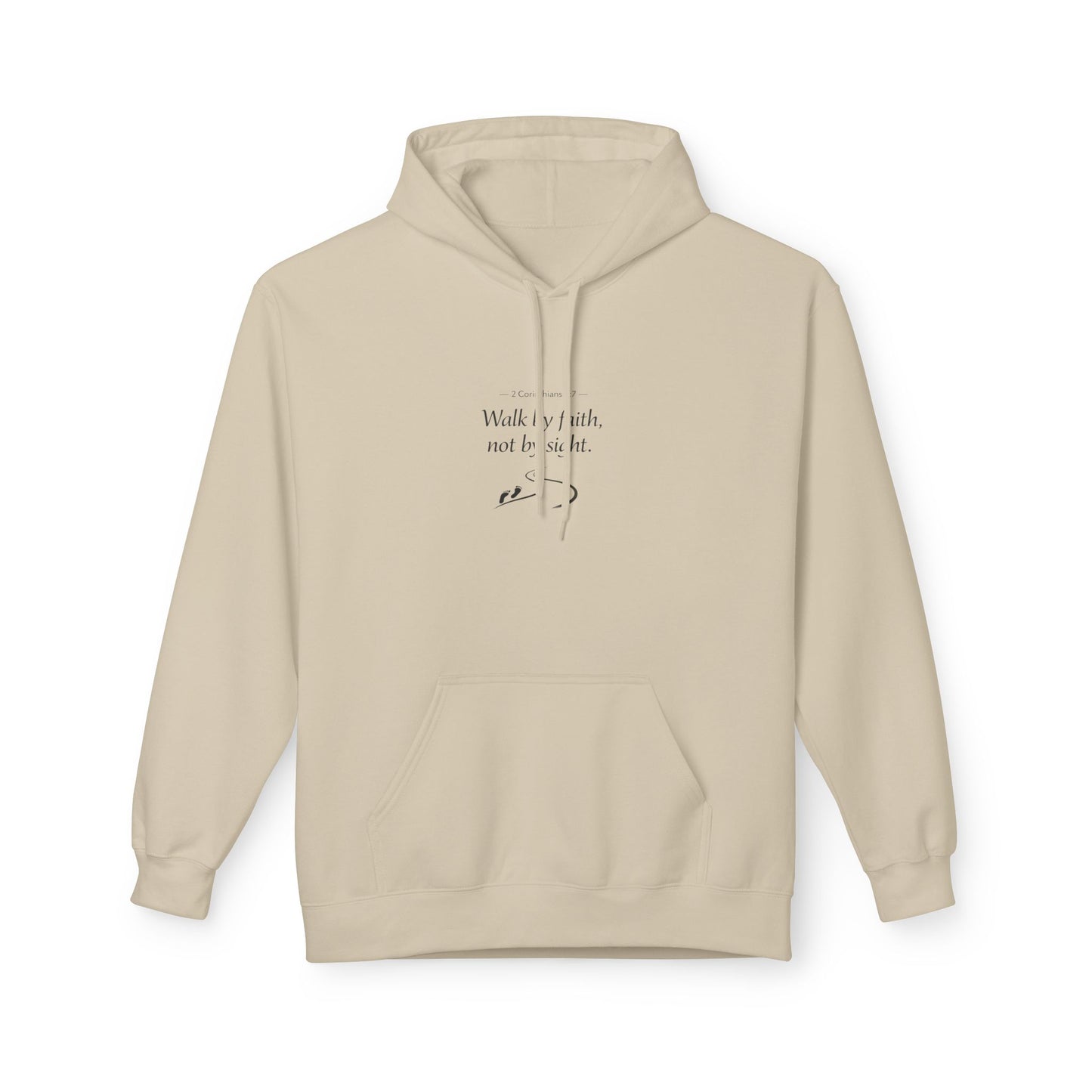 Walk in Faith Unisex Hoodie in Light Colors