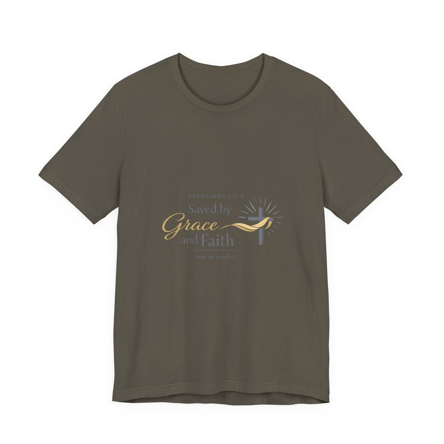 Saved By Grace T-Shirt - Dark Colors