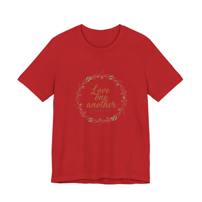 Love One Another Christian T-Shirt - Dark Colors