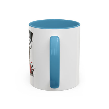 Walk with Jesus Coffee Mug — 'Walk with Jesus, Satan' Inspirational Christian Accent Mug
