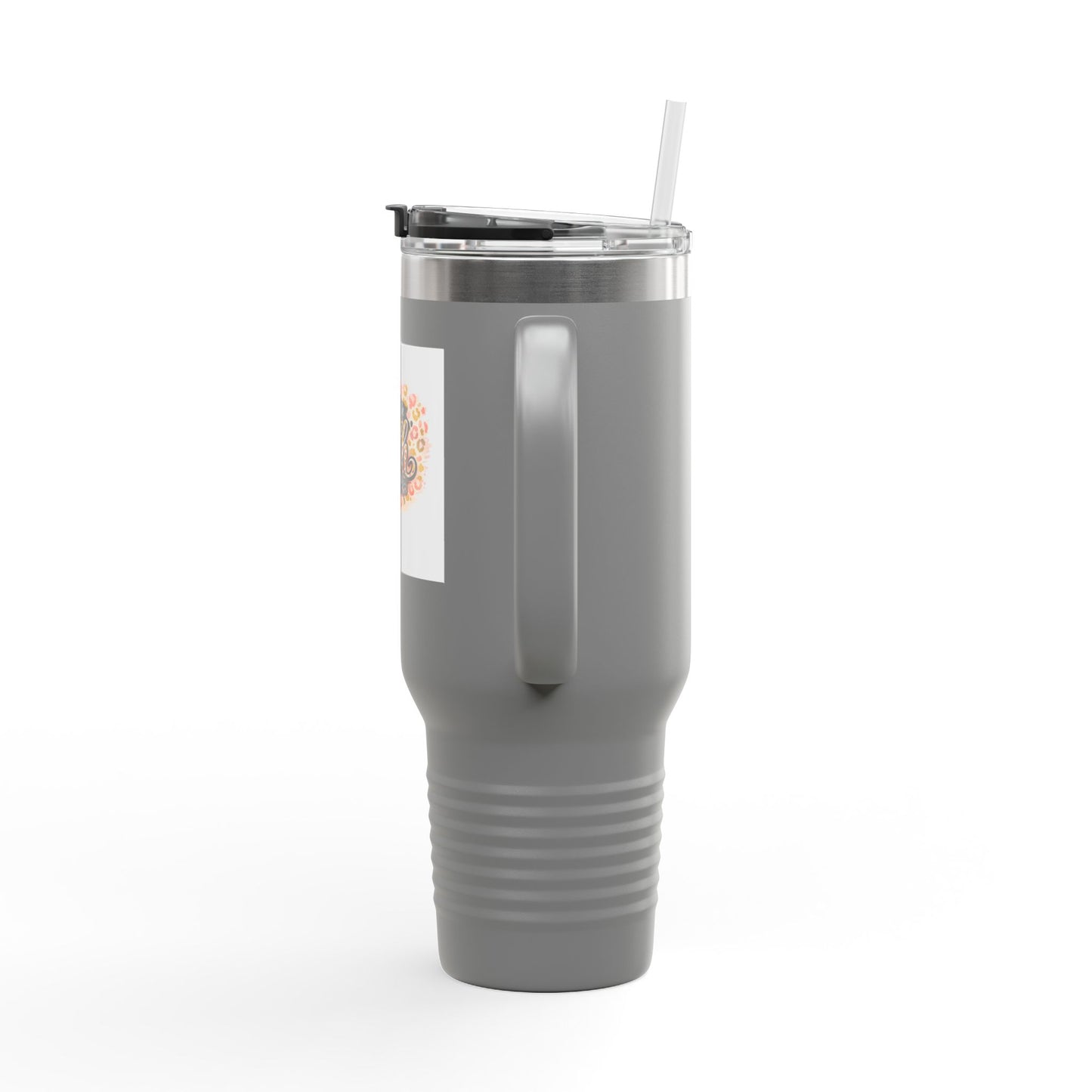 40oz Insulated Travel Mug — Faith Floral Design (Built on Faith)