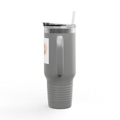40oz Insulated Travel Mug — Faith Floral Design (Built on Faith)